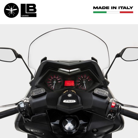 ADESIVI GEL 3D manubrio ERGAL compatibili per SCOOTER YAMAHA TMAX 530 2012-2016